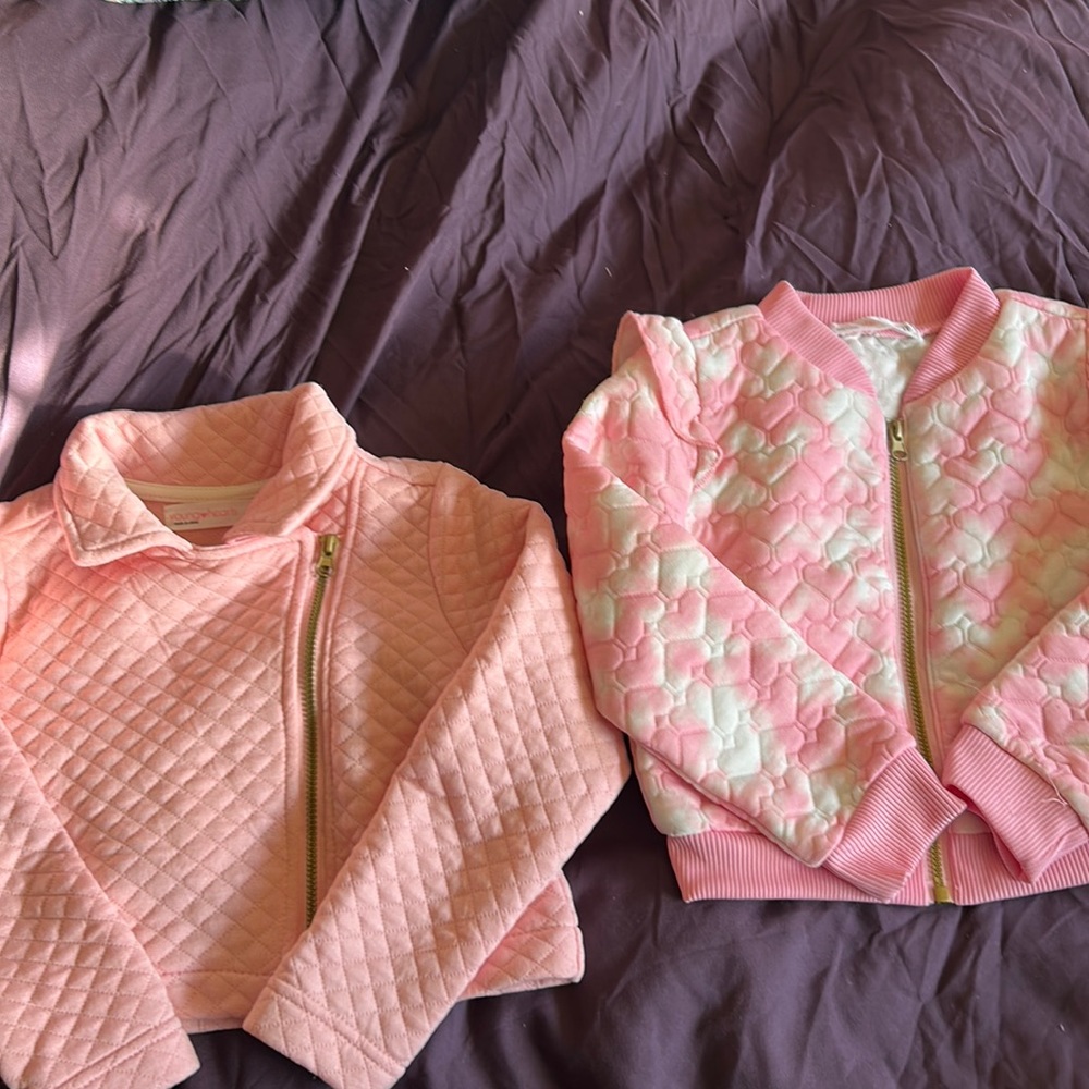Soft pink jackets